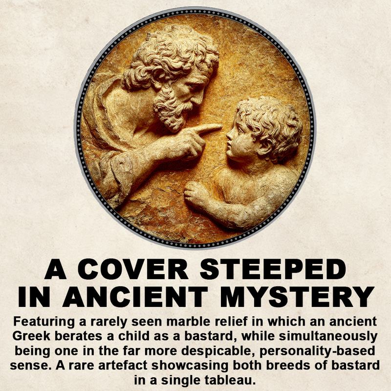 Cover mystery page from BASTARD The Odyssey of a Word