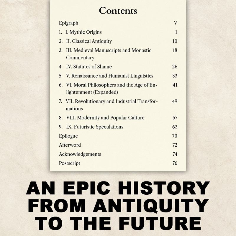 Contents page from CLUNGE The Odyssey of a Word