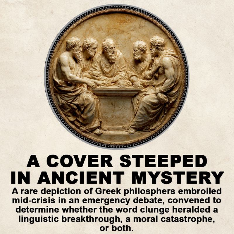 Cover mystery page from CLUNGE The Odyssey of a Word