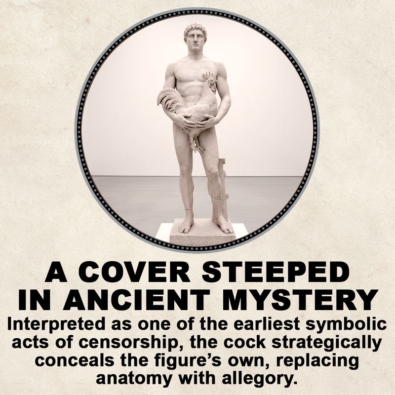 Cover mystery page from COCK The Odyssey of a Word