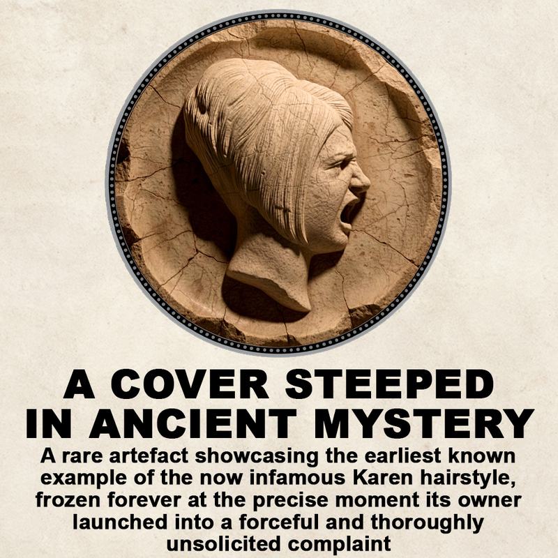 Cover mystery page from KAREN The Odyssey of a Word