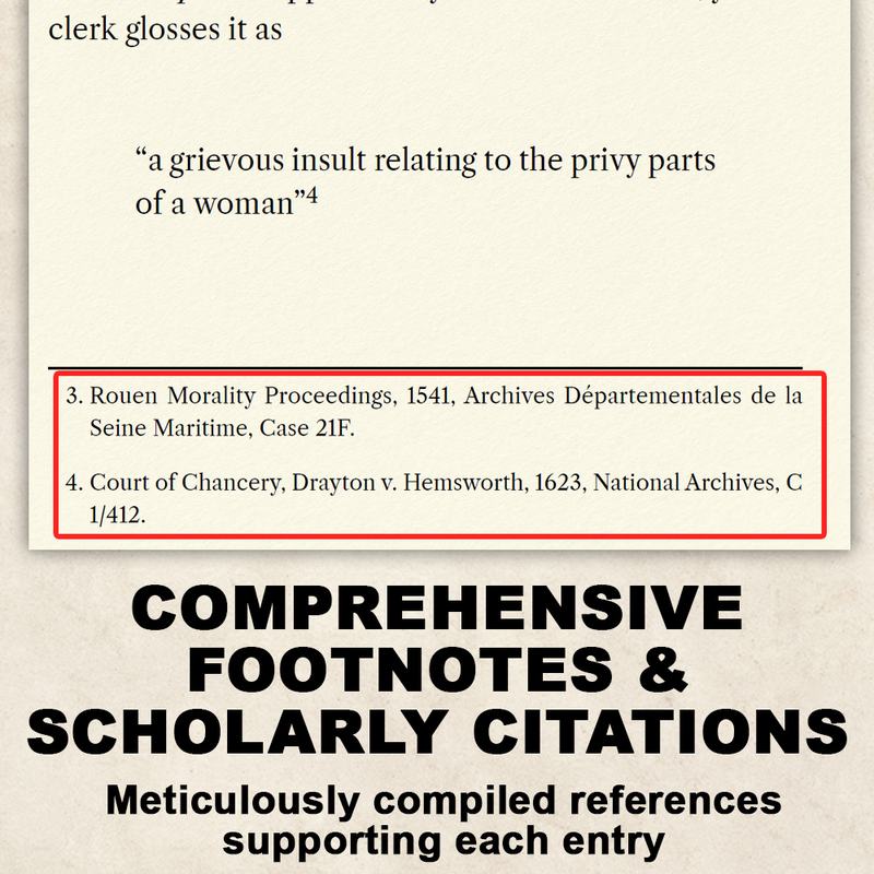 Footnotes page from PUSSY The Odyssey of a Word